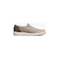 Nunn Bush KORE City Walk Canvas Moc Toe Slip On Shoes Stone 84896 - 275 - J.Valintin Men's Wear Legend - 84896 - 275_7_M