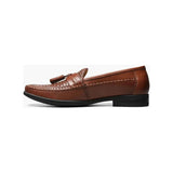 Nunn Bush Strafford Woven Tassel Loafer shoes Leather Cognac 84484 - 221 - J.Valintin Men's Wear Legend - 84484 - 221 - 7.5 M