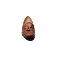 Nunn Bush Strafford Woven Tassel Loafer shoes Leather Cognac 84484 - 221 - J.Valintin Men's Wear Legend - 84484 - 221 - 7.5 M