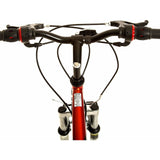 Titan Pathfinder 26 Inch 18-Speed Womens Mountain Bike Suspension Red White New.